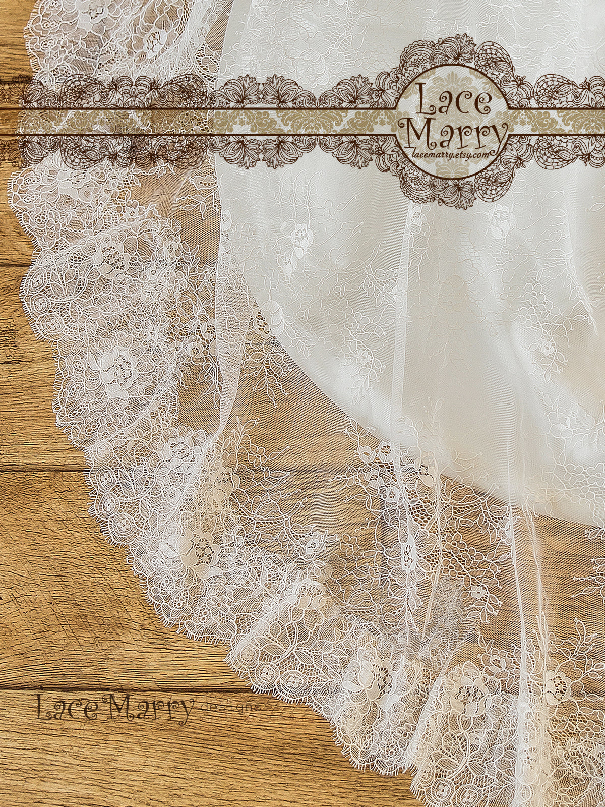 Long Lace Wedding Dress with Train