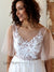 Tender Lace Wedding Dress with Beaded Neckline