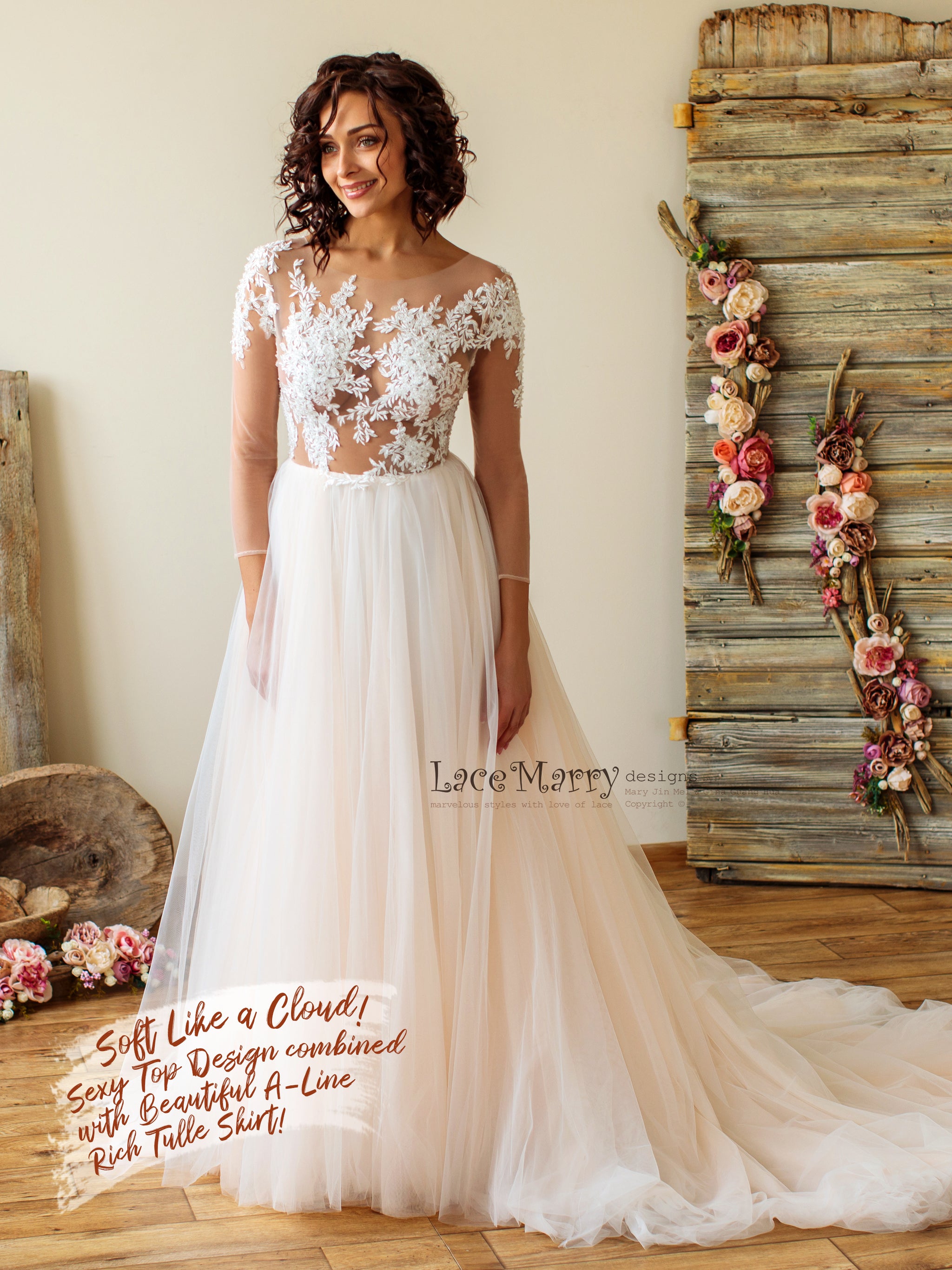 Boho wedding dress discount styles