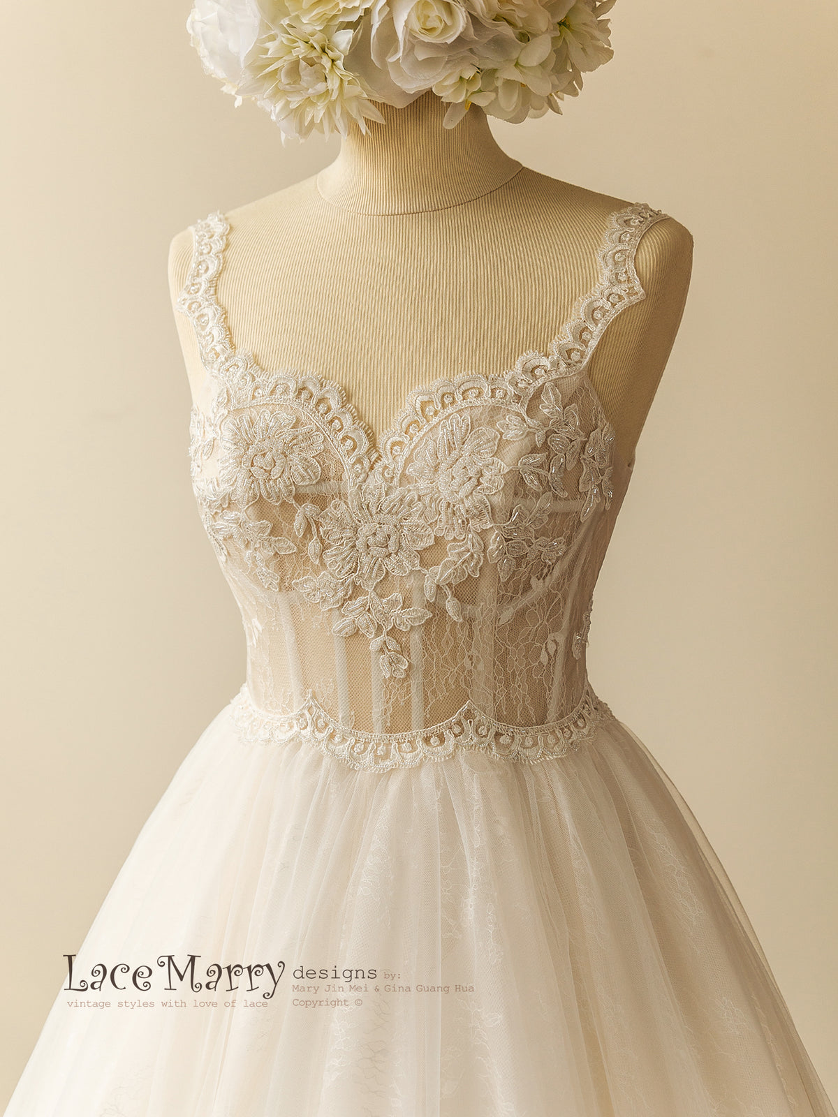 Corset Style Romantic Wedding Dress