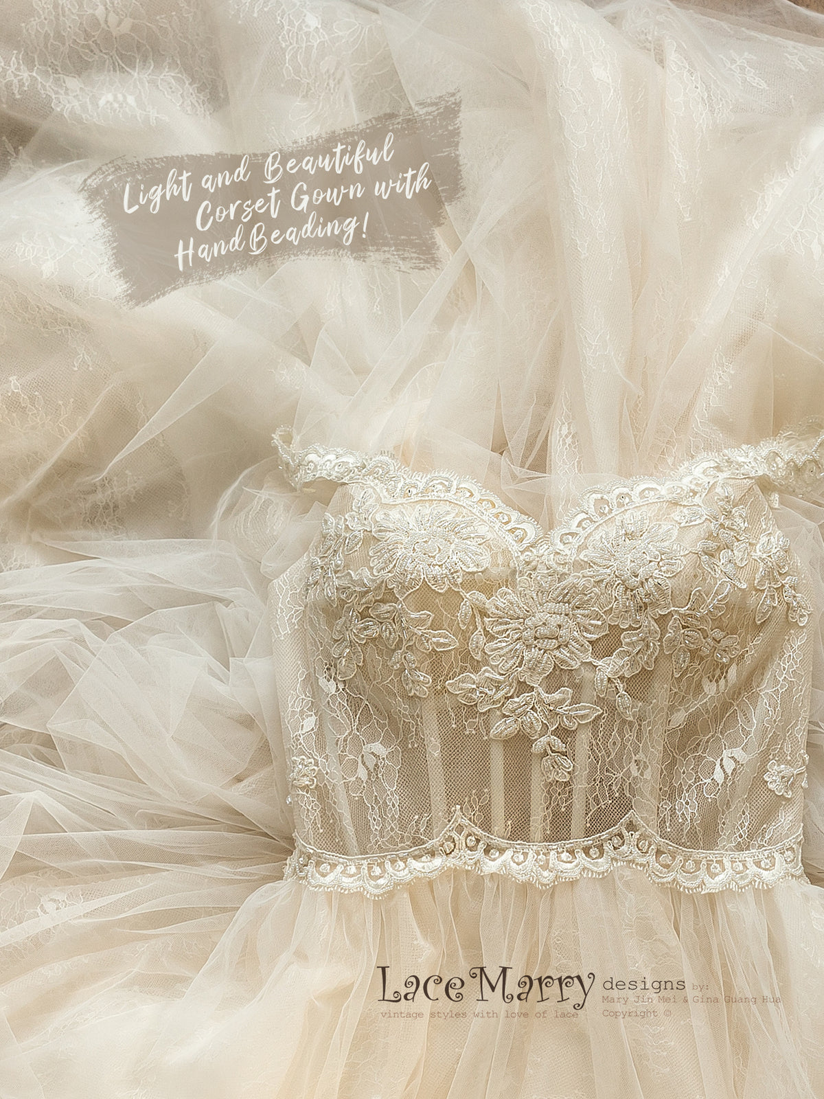 Princess Corset Wedding Dress with Sweetheart Top Princess Corset Wedding Dress with Sweetheart Top