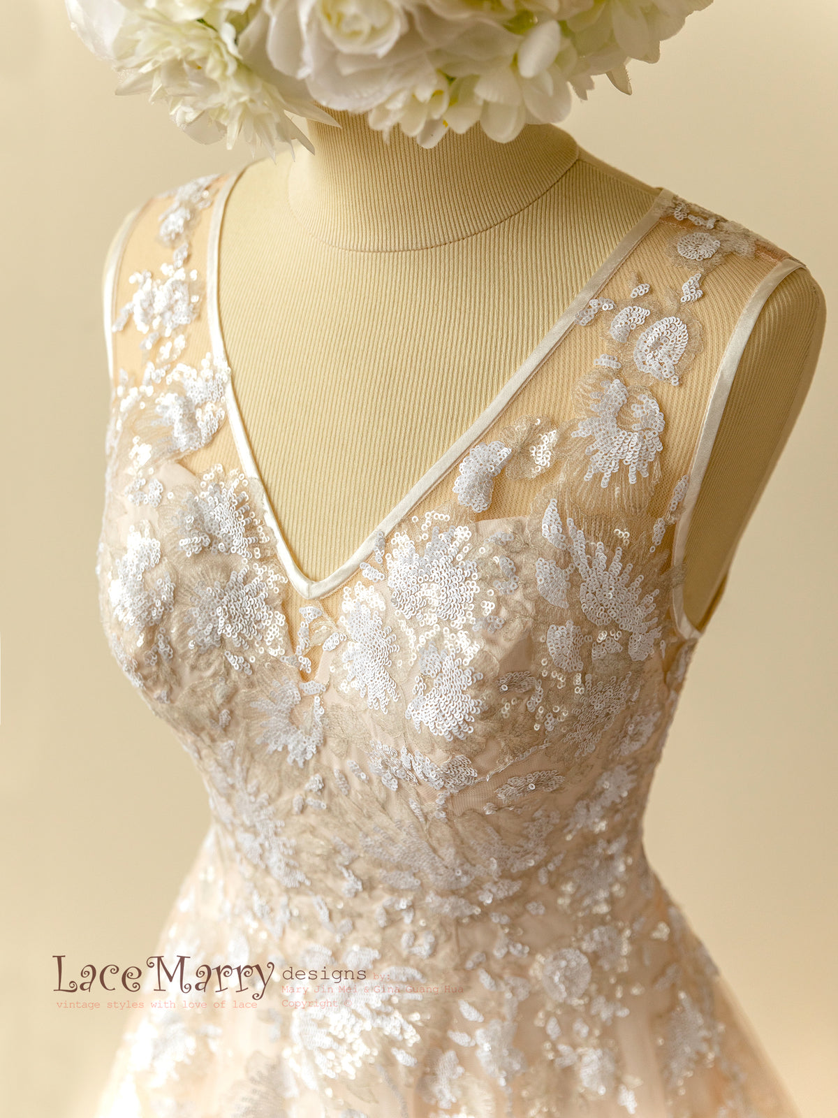 Beaded Wedding Dress