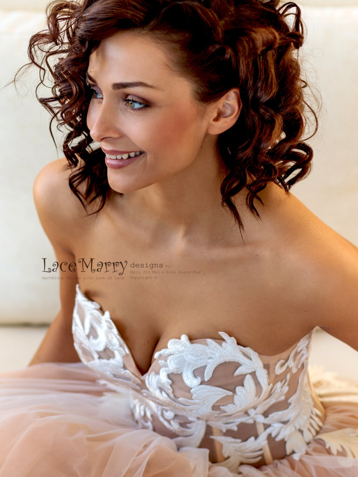 Sexy Strapless Wedding Dress