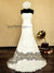 Strapless Trumpet Shape Lace Wedding Dress