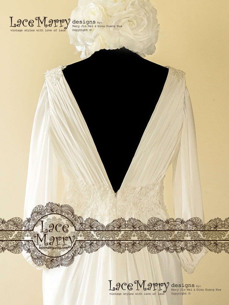 Deep V Cut Back Style