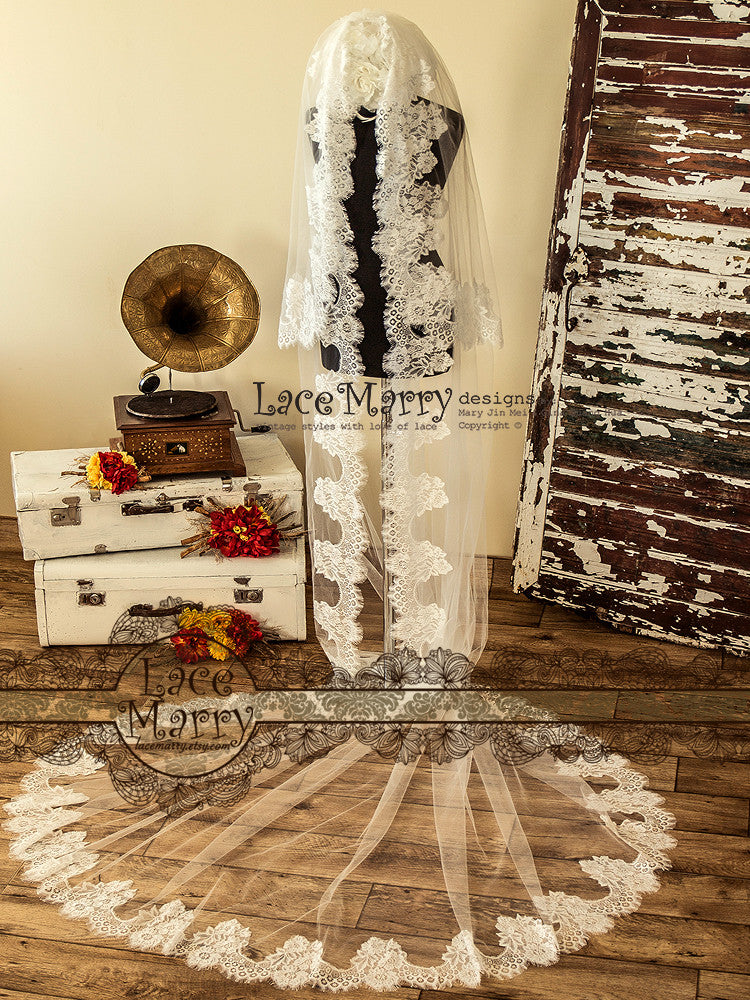 Cathedral Length Bridal Veil