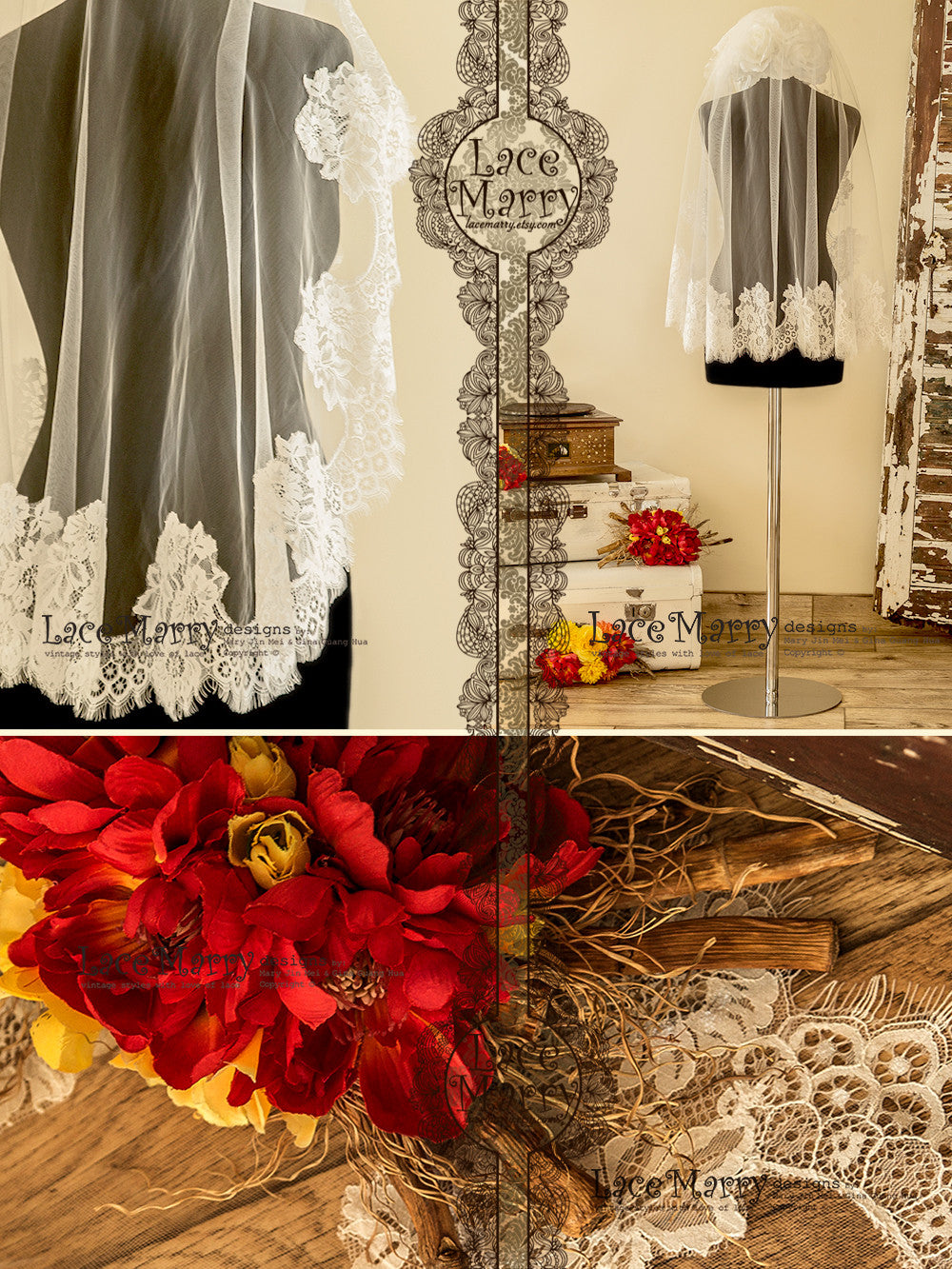Short Wedding Veil