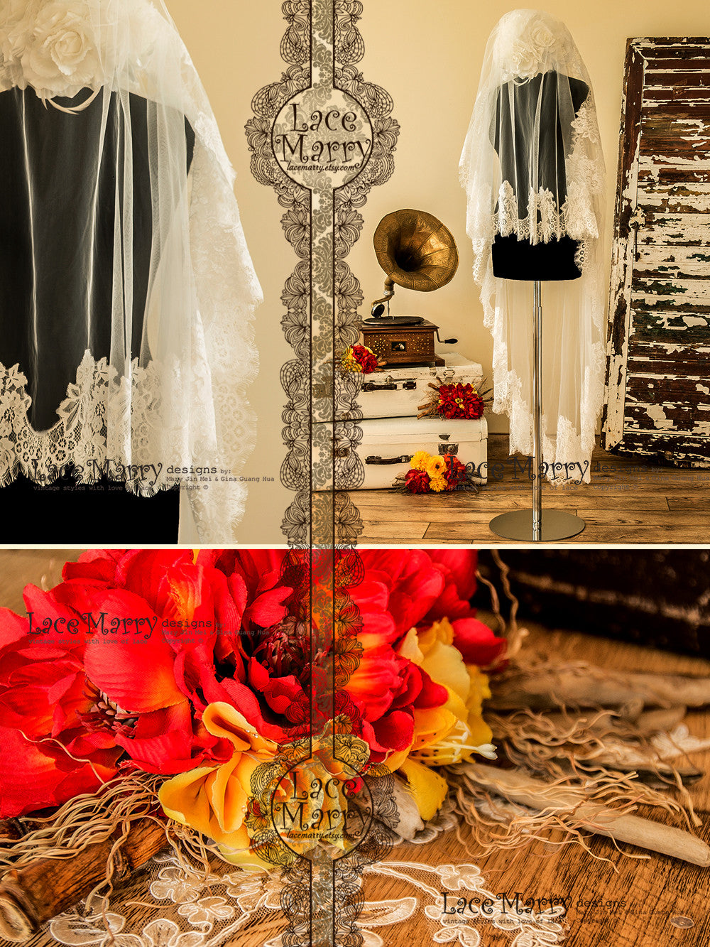Cathedral Length Bridal Veil