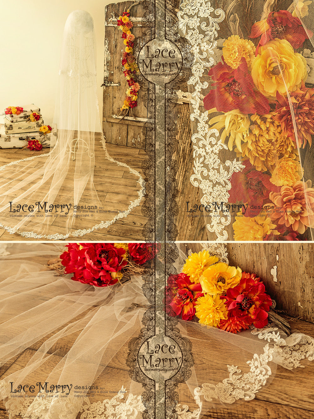 Spanish Lace Wedding Veil