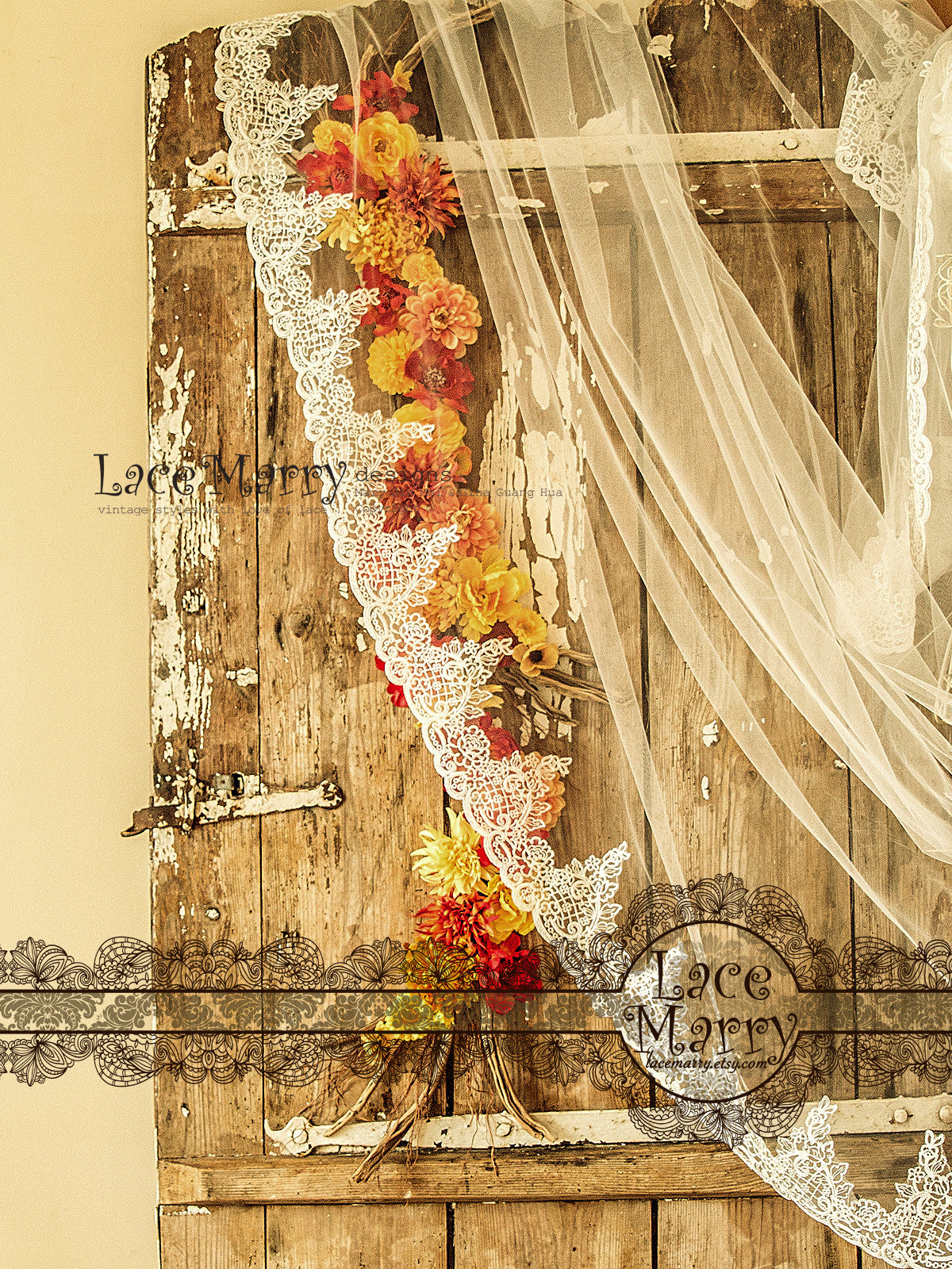 Exquisite Single Tier Bridal Veil