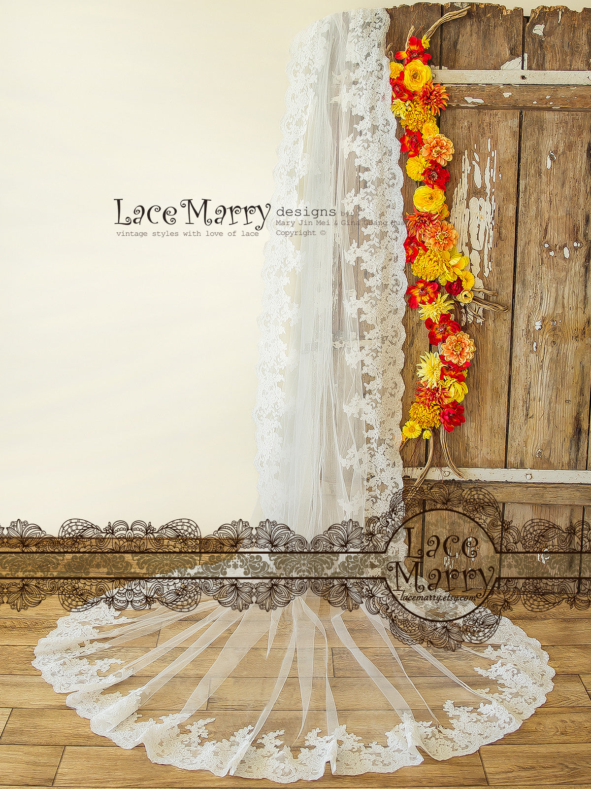 Cathedral Lenght Bridal Veil