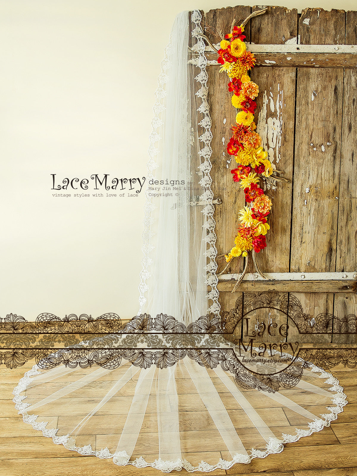 One Layer Cathedral Veil