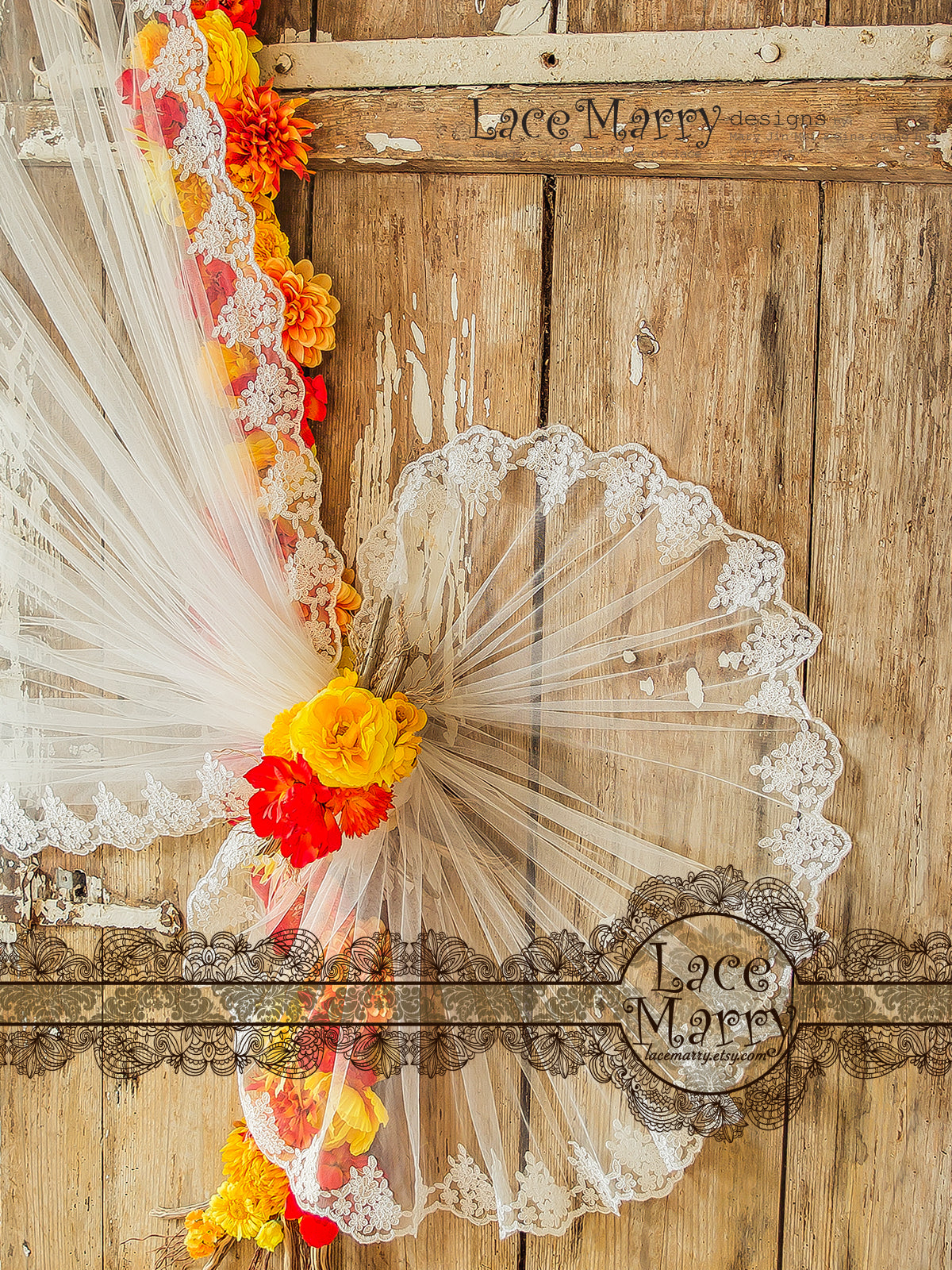 Waltz Length Bridal Veil