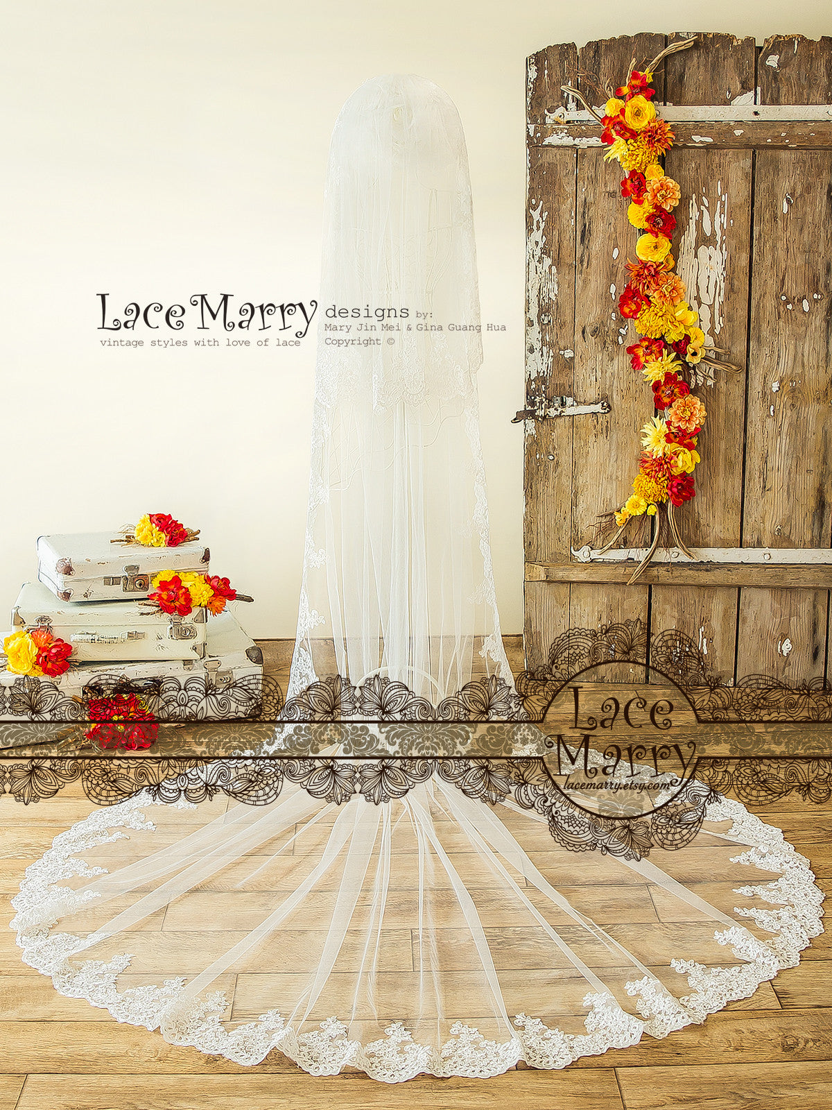 Double Layer Bridal Veil