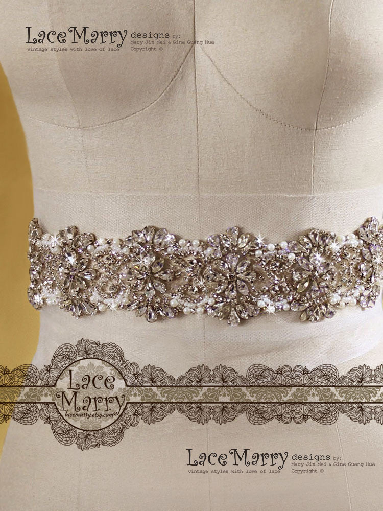 Rhinestone Bridal Sash