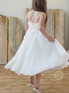 Bohemian Flower Girl Dress