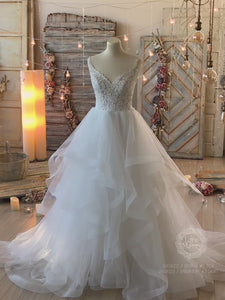 Two Piece Separate Wedding Dress Set
